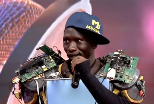 Stevo Simple Boy Heavily Criticized For Outlandish Dressing. Stevo Simple Boy during a recent media interview. Picture/Courtesy