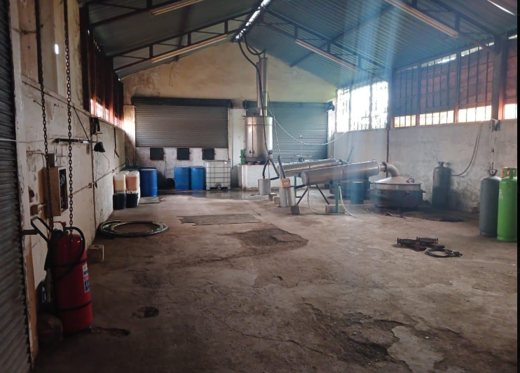 Southern Kenya’s Huge Crime Scene: Nation Jolted By Kajiado Namanga Illegal Activity. Inside the seized illegal meth lab in Namanga, Kajiado County.