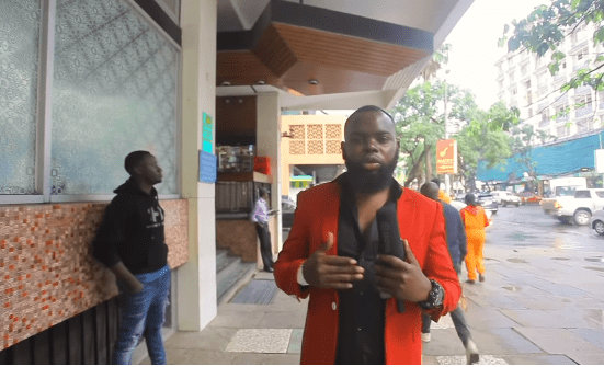 Comedian and prankster Nicki Bigfish reports from the streets of Nairobi. Picture/Instagram