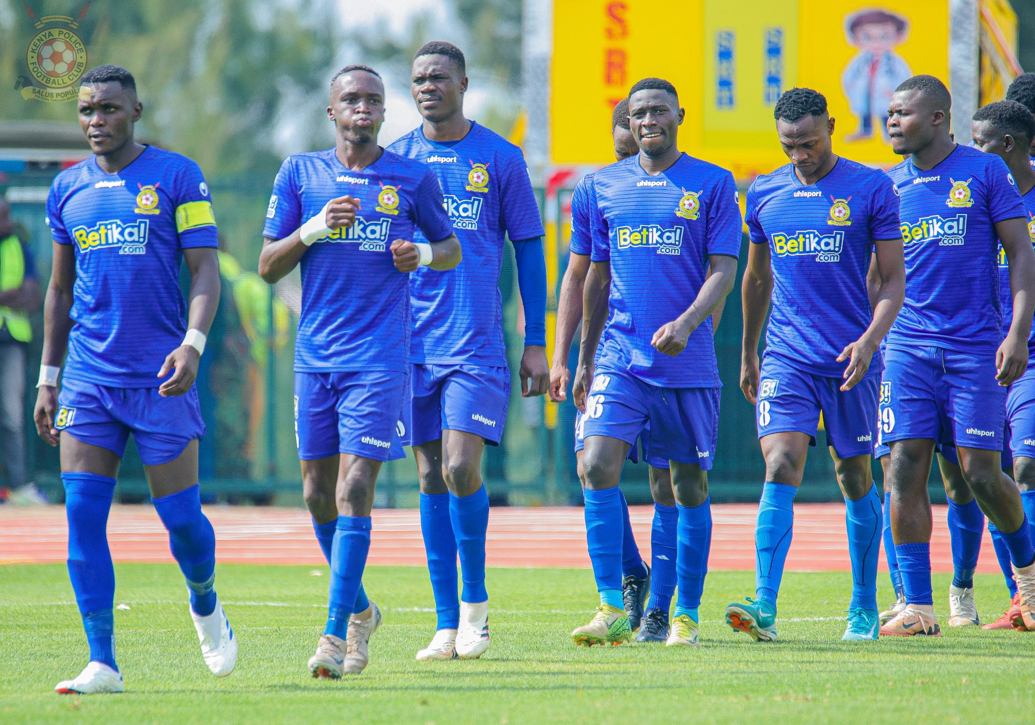 Kenya Police FC pictured on a match day. Picture/Courtesy