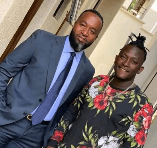 Susumila pictured with Kenyan minister Ali Hassan Joho. Picture/Instagram