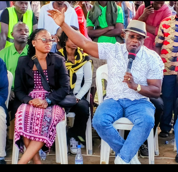 Kilifi Bodaboda Industry Rocked by Theft and Bloodshed. Kilifi North MP Hon. Owen Baya addresses residents during a recent public engagement with bodaboda riders and other small-scale business owners. Picture/Courtesy