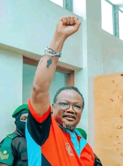 Leading Tanzanian politician Tundu Antiphas Lissu in court. Picture/X. Anti-Samia Protests Expose Rare Camaraderie Between Kenyans and Tanzanians