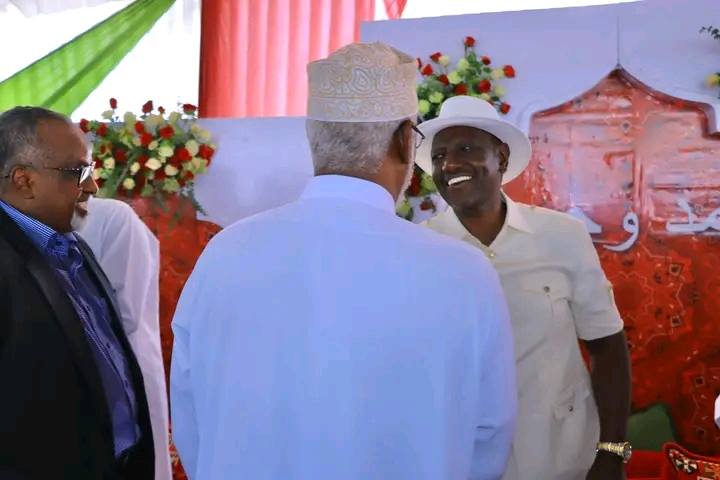 President Madobe of Jubaland meets President Ruto in Garissa. Picture/Courtesy